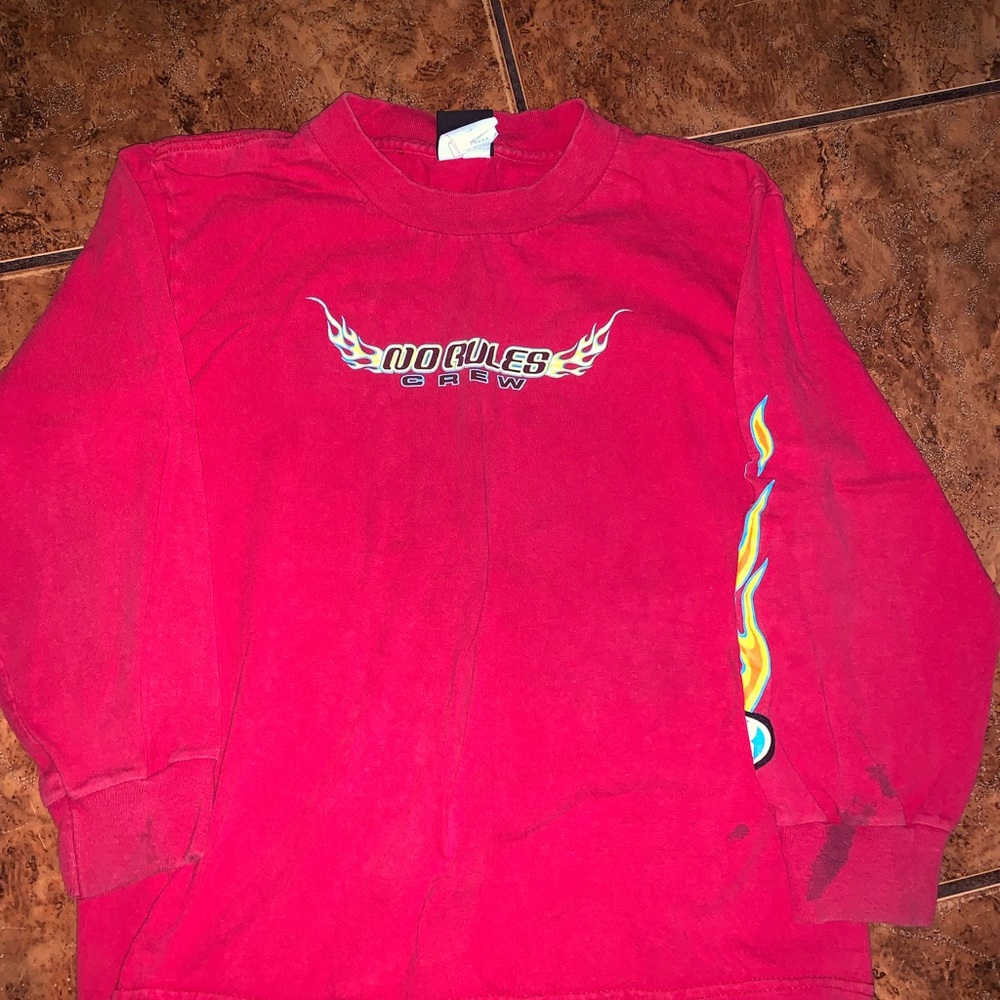 Vintage No Fear boys 'No Rules Crew' Long Sleeve Shirt